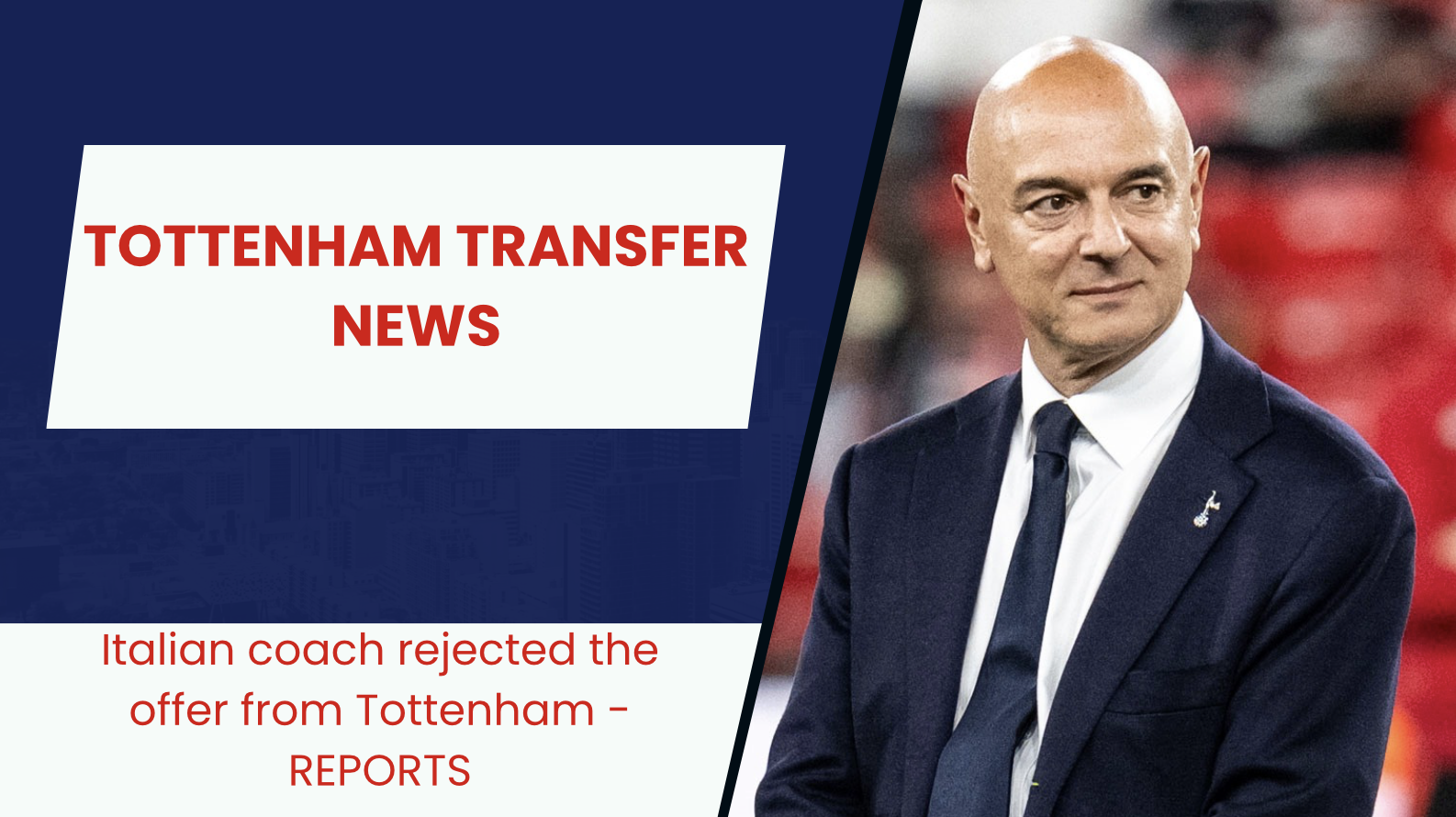 Why did Roberto De Zerbi reject Tottenham?